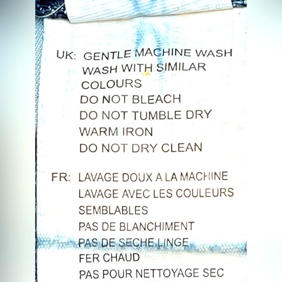 KSUBI Boyfriend Distressed Short Loose Fit Women's Size 27 MidNite & Dusted - Picture 11 of 11